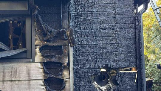 Pożar domku letniskowego w Grabniaku [GALERIA ZDJĘĆ]