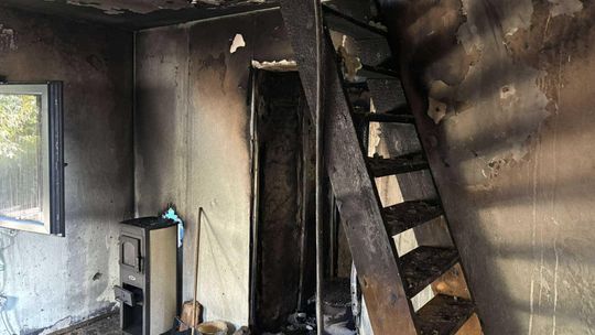 Pożar domku letniskowego w Grabniaku [GALERIA ZDJĘĆ]