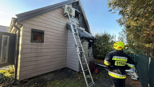 Pożar domku letniskowego w Grabniaku [GALERIA ZDJĘĆ]