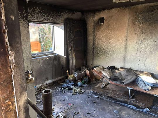 Pożar domku letniskowego w Grabniaku [GALERIA ZDJĘĆ]