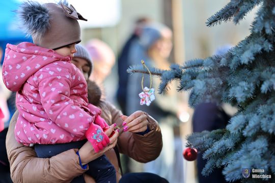 Gm. Wierzbica. Wspólne ubieranie choinki [GALERIA ZDJĘĆ]