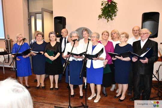 Krasnystaw. Spotkanie opłatkowe Klubu Seniora „Biesiada” [GALERIA ZDJĘĆ]