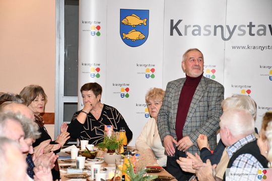 Krasnystaw. Spotkanie opłatkowe Klubu Seniora „Biesiada” [GALERIA ZDJĘĆ]