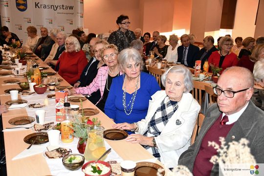 Krasnystaw. Spotkanie opłatkowe Klubu Seniora „Biesiada” [GALERIA ZDJĘĆ]