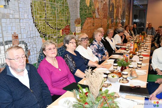 Krasnystaw. Spotkanie opłatkowe Klubu Seniora „Biesiada” [GALERIA ZDJĘĆ]