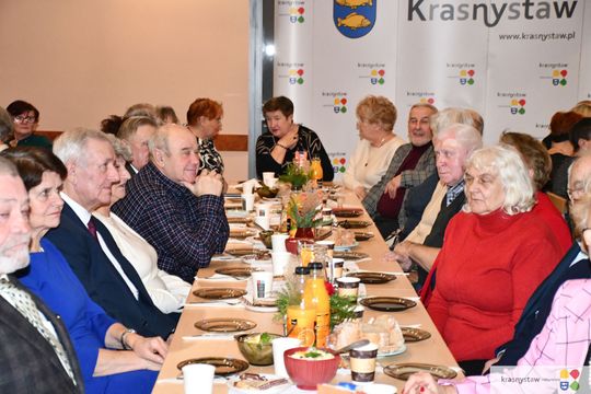 Krasnystaw. Spotkanie opłatkowe Klubu Seniora „Biesiada” [GALERIA ZDJĘĆ]