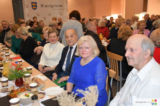Krasnystaw. Spotkanie opłatkowe Klubu Seniora „Biesiada” [GALERIA ZDJĘĆ]