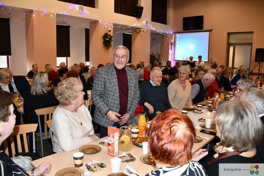 Krasnystaw. Spotkanie opłatkowe Klubu Seniora „Biesiada” [GALERIA ZDJĘĆ]
