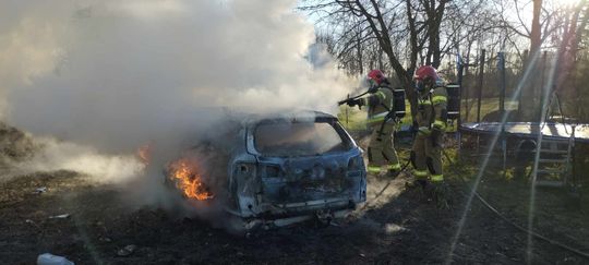 Powiat chełmski. Płoną auta! Aż trzy pożary w krótkim czasie! [GALERIA ZDJĘĆ]