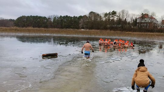 Kolejne udane morsowanie. Krasnostawskie Karpie pływały w Zalewie Tuligłowy [GALERIA ZDJĘĆ]