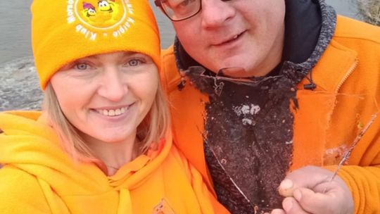 Kolejne udane morsowanie. Krasnostawskie Karpie pływały w Zalewie Tuligłowy [GALERIA ZDJĘĆ]