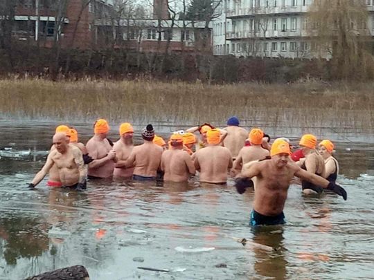 Kolejne udane morsowanie. Krasnostawskie Karpie pływały w Zalewie Tuligłowy [GALERIA ZDJĘĆ]