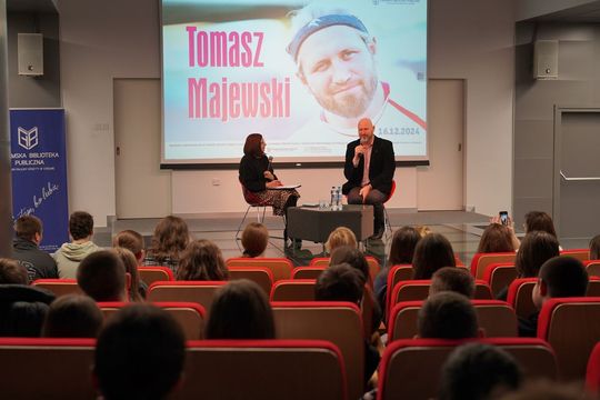 Chełm. Spotkanie z kulomiotem Tomaszem Majewskim [ZDJĘCIA]