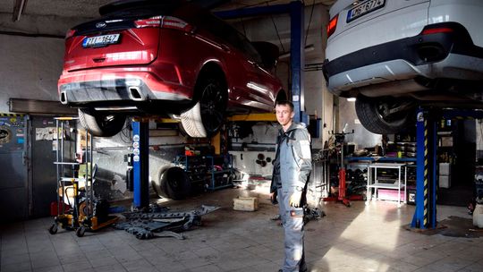 Mechanicy z Żółkiewki w Czechach