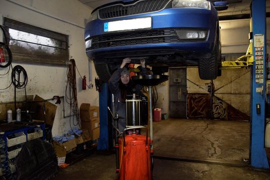 Mechanicy z Żółkiewki w Czechach