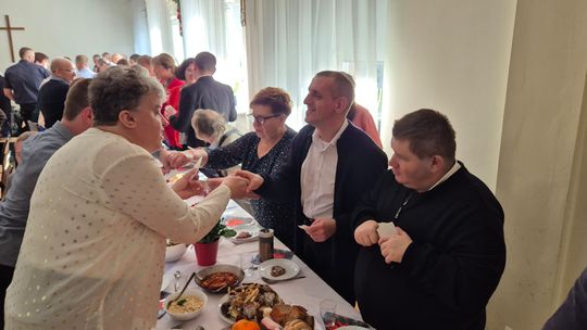 Chełm. Wigilia w Warsztacie Terapii Zajęciowej Caritas [GALERIA ZDJĘĆ]