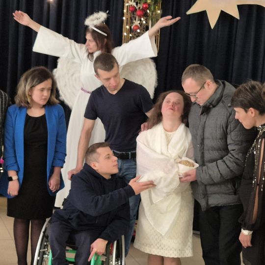 Chełm. Wigilia w Warsztacie Terapii Zajęciowej Caritas [GALERIA ZDJĘĆ]