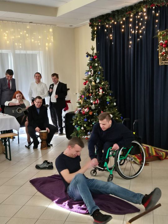 Chełm. Wigilia w Warsztacie Terapii Zajęciowej Caritas [GALERIA ZDJĘĆ]