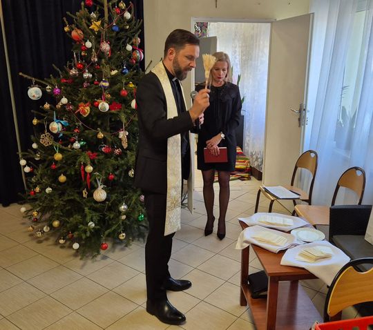 Chełm. Wigilia w Warsztacie Terapii Zajęciowej Caritas [GALERIA ZDJĘĆ]