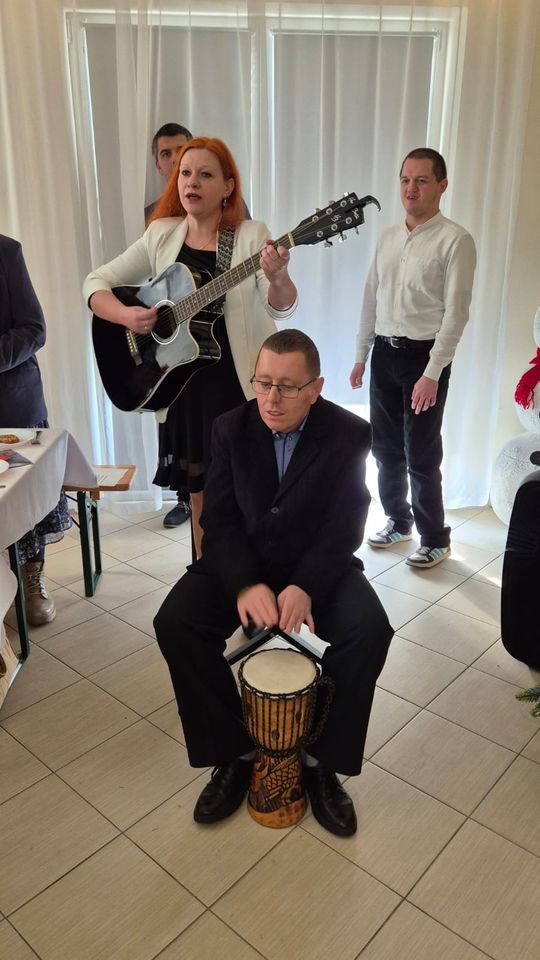 Chełm. Wigilia w Warsztacie Terapii Zajęciowej Caritas [GALERIA ZDJĘĆ]