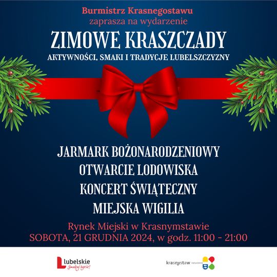 Krasnystaw. Na rynku miejskim świąteczny jarmark [GALERIA ZDJĘĆ]