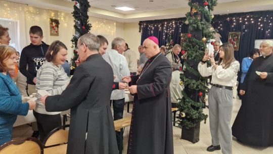 Chełm. Wigilia w Warsztacie Terapii Zajęciowej Caritas [GALERIA ZDJĘĆ]