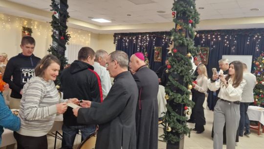 Chełm. Wigilia w Warsztacie Terapii Zajęciowej Caritas [GALERIA ZDJĘĆ]