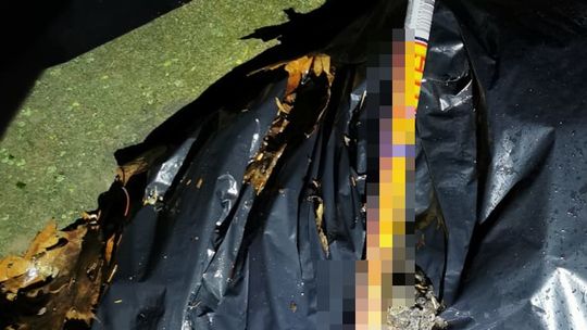 Gm. Hanna. Pożar od petardy odpalonej przy kotłowni [ZDJĘCIA]