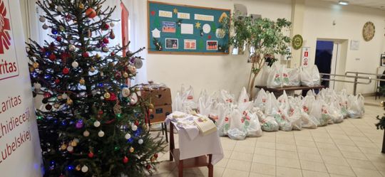 Chełm. Wigilia w Warsztacie Terapii Zajęciowej Caritas [GALERIA ZDJĘĆ]