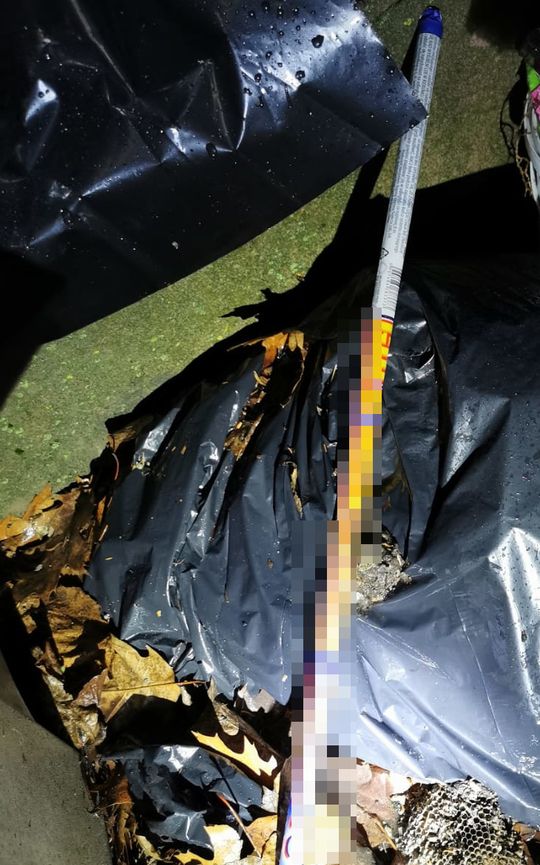 Gm. Hanna. Pożar od petardy odpalonej przy kotłowni [ZDJĘCIA]