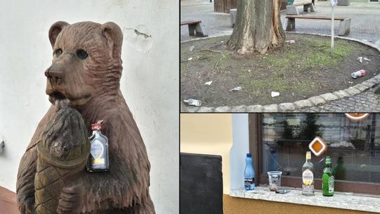 Chełm. Brudny poranek w centrum miasta w pierwszy dzień świąt Bożego Narodzenia [GALERIA ZDJĘĆ]