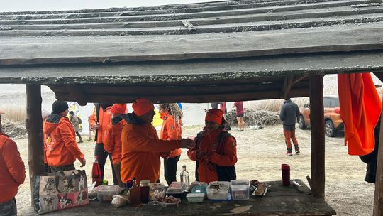 Klub Morsów - Krasnostawskie Karpie podczas świątecznej kąpieli [GALERIA ZDJĘĆ]