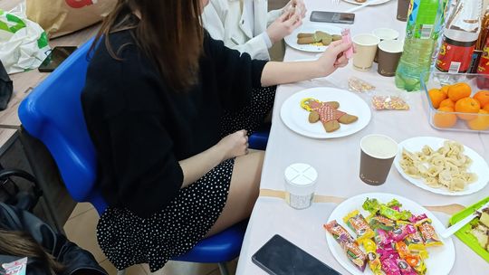 Spotkania wigilijne w Zespole Szkół Centrum Kształcenia Rolniczego w Okszowie [GALERIA ZDJĘĆ]