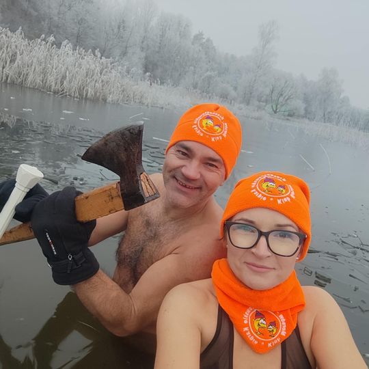 Klub Morsów - Krasnostawskie Karpie podczas świątecznej kąpieli [GALERIA ZDJĘĆ]