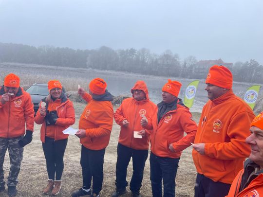 Klub Morsów - Krasnostawskie Karpie podczas świątecznej kąpieli [GALERIA ZDJĘĆ]