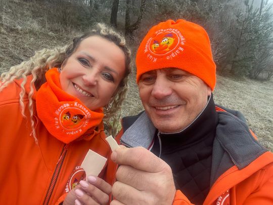 Klub Morsów - Krasnostawskie Karpie podczas świątecznej kąpieli [GALERIA ZDJĘĆ]