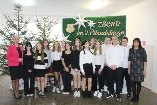 Spotkania wigilijne w Zespole Szkół Centrum Kształcenia Rolniczego w Okszowie [GALERIA ZDJĘĆ]