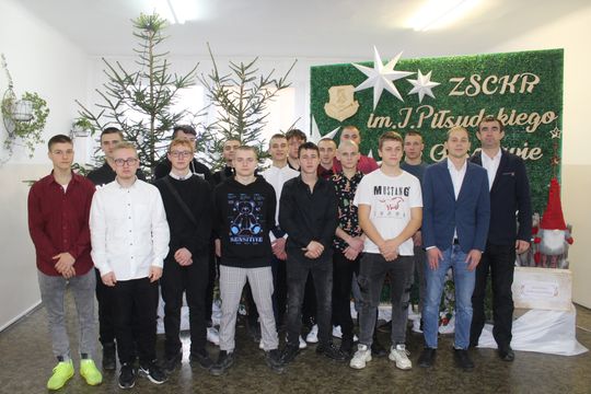 Spotkania wigilijne w Zespole Szkół Centrum Kształcenia Rolniczego w Okszowie [GALERIA ZDJĘĆ]