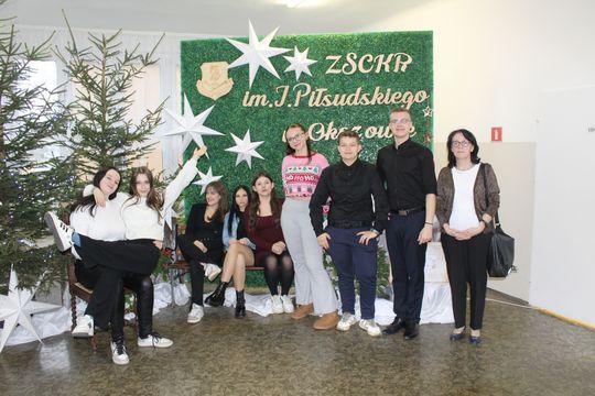 Spotkania wigilijne w Zespole Szkół Centrum Kształcenia Rolniczego w Okszowie [GALERIA ZDJĘĆ]