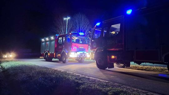 Pożar dachu w Hańsku-Kolonii [GALERIA ZDJĘĆ]