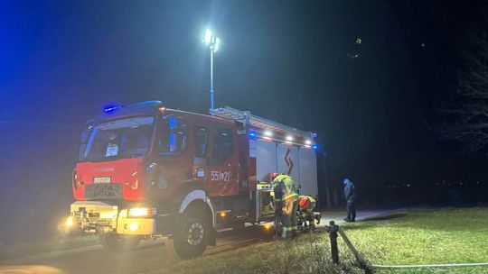 Pożar dachu w Hańsku-Kolonii [GALERIA ZDJĘĆ]