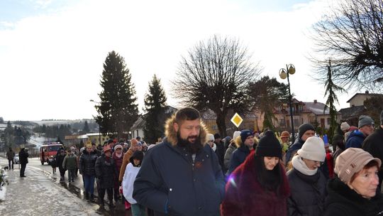 Gm. Gorzków. Przemaszerował Orszak Trzech Króli [GALERIA ZDJĘĆ]
