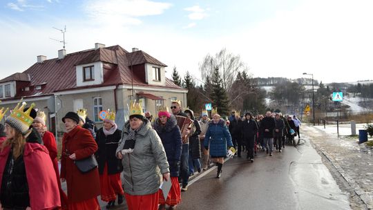 Gm. Gorzków. Przemaszerował Orszak Trzech Króli [GALERIA ZDJĘĆ]