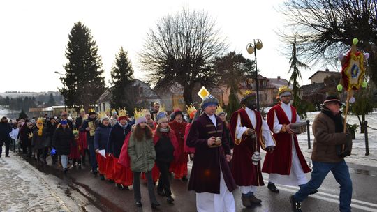 Gm. Gorzków. Przemaszerował Orszak Trzech Króli [GALERIA ZDJĘĆ]