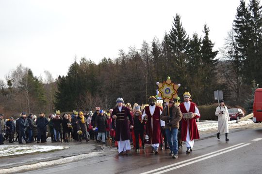 Gm. Gorzków. Przemaszerował Orszak Trzech Króli [GALERIA ZDJĘĆ]