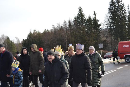 Gm. Gorzków. Przemaszerował Orszak Trzech Króli [GALERIA ZDJĘĆ]