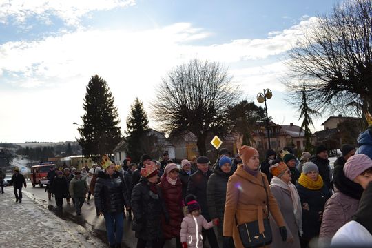 Gm. Gorzków. Przemaszerował Orszak Trzech Króli [GALERIA ZDJĘĆ]