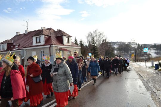 Gm. Gorzków. Przemaszerował Orszak Trzech Króli [GALERIA ZDJĘĆ]
