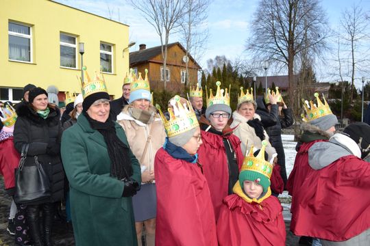 Gm. Gorzków. Przemaszerował Orszak Trzech Króli [GALERIA ZDJĘĆ]