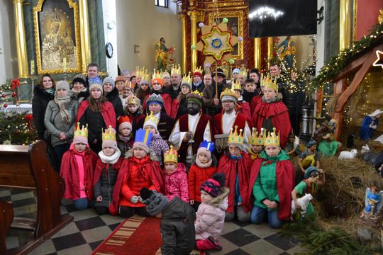 Gm. Gorzków. Przemaszerował Orszak Trzech Króli [GALERIA ZDJĘĆ]